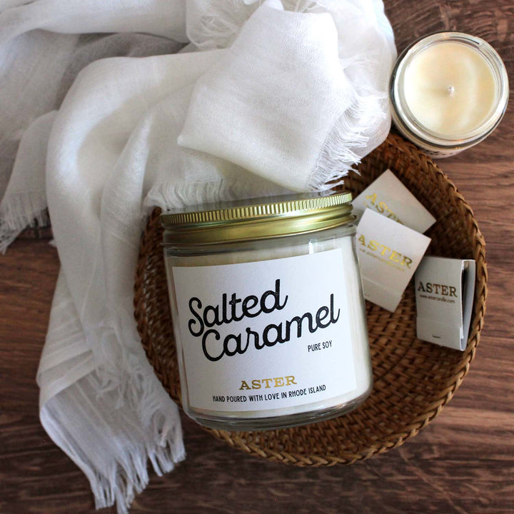 Aster Candle Salted Caramel Candle - 4oz
