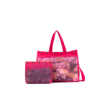 Della Q Maker's Tall Mesh Tote