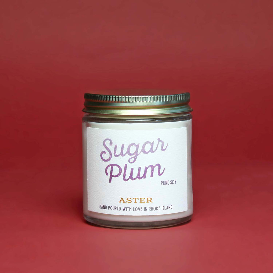 Aster Candle Sugar Plum Candle - 4oz