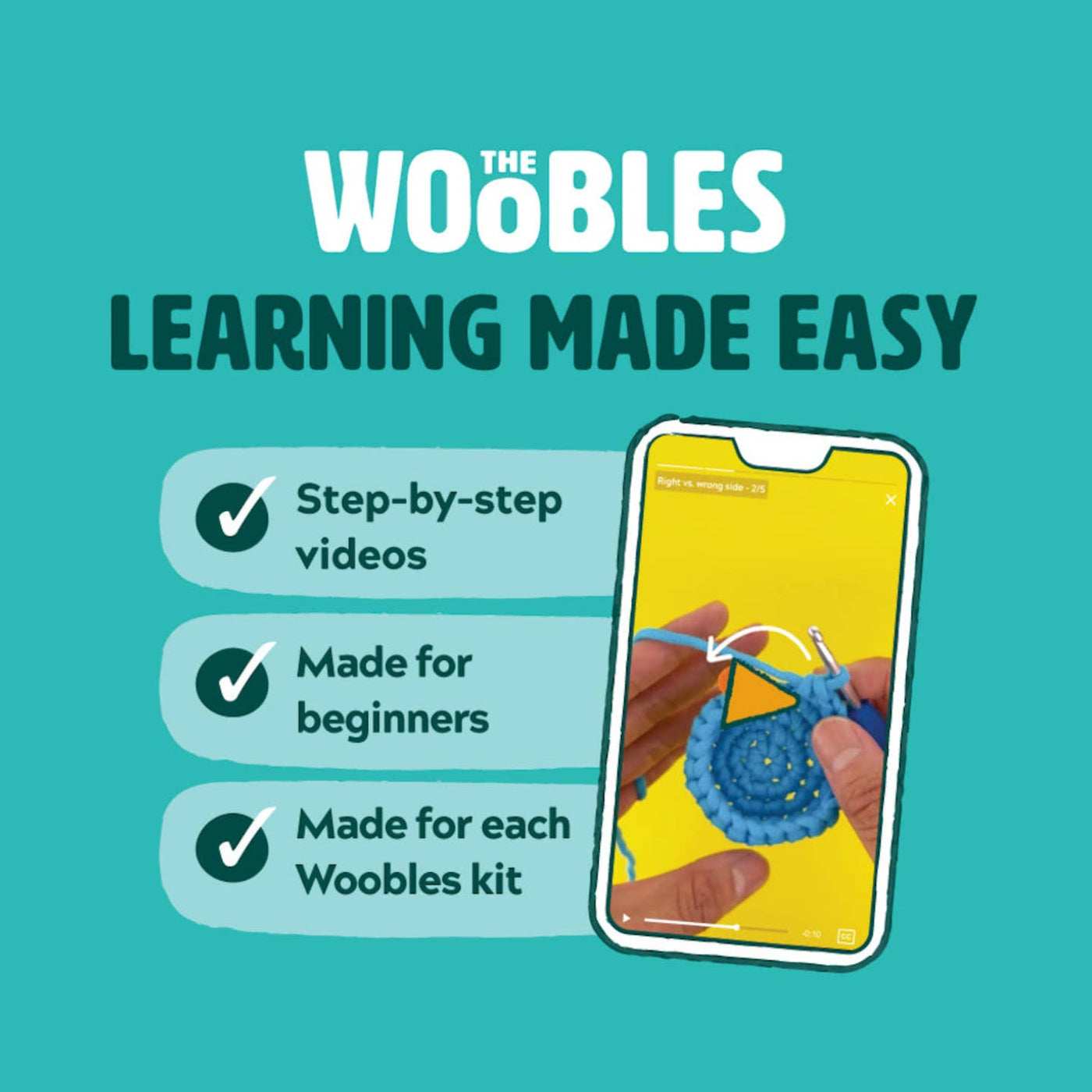 Woobles - Crochet Amigurumi Kit for Beginners