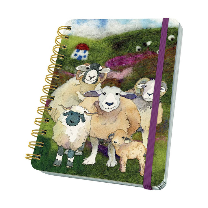 Felted Sheep WIRO Notebook with Pockets