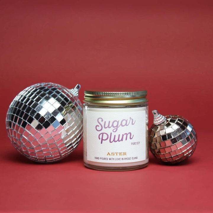 Aster Candle Sugar Plum Candle - 4oz
