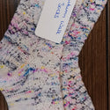 Autumn Walk Socks (white rainbow speckled)