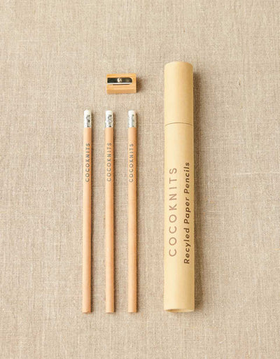 Cocoknits Recycled Paper Pencils (with Sharpener!)