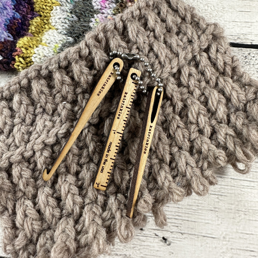 Katrinkles - Fix It Keychain Loop - Acrylic or Wood