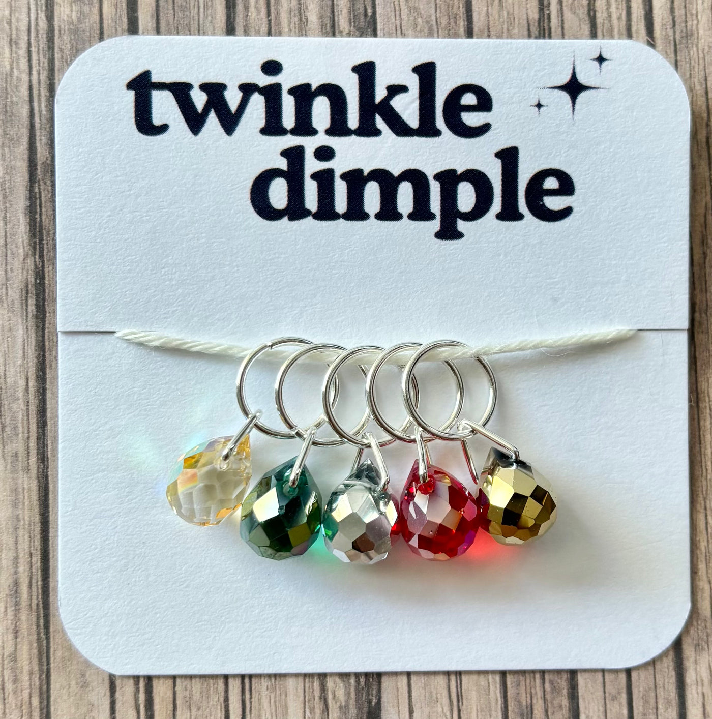 Twinkle Dimple Holiday 2025 Stitch Marker Set