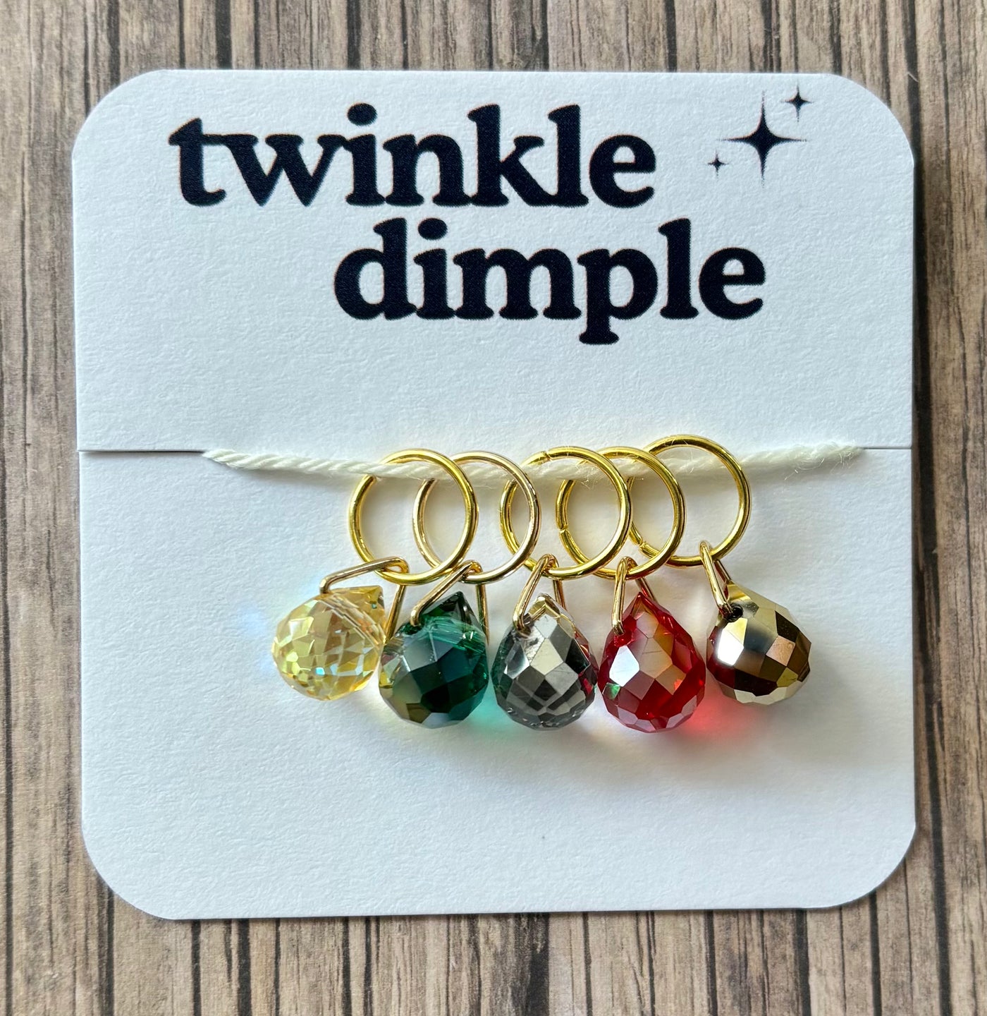 Twinkle Dimple Holiday 2025 Stitch Marker Set