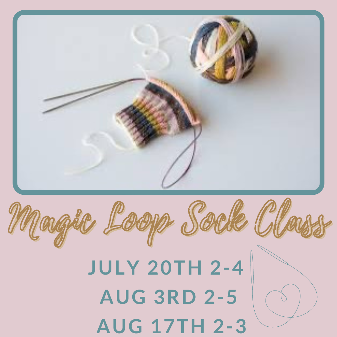 Workshop: Learn to Knit Socks Using Magic Loop