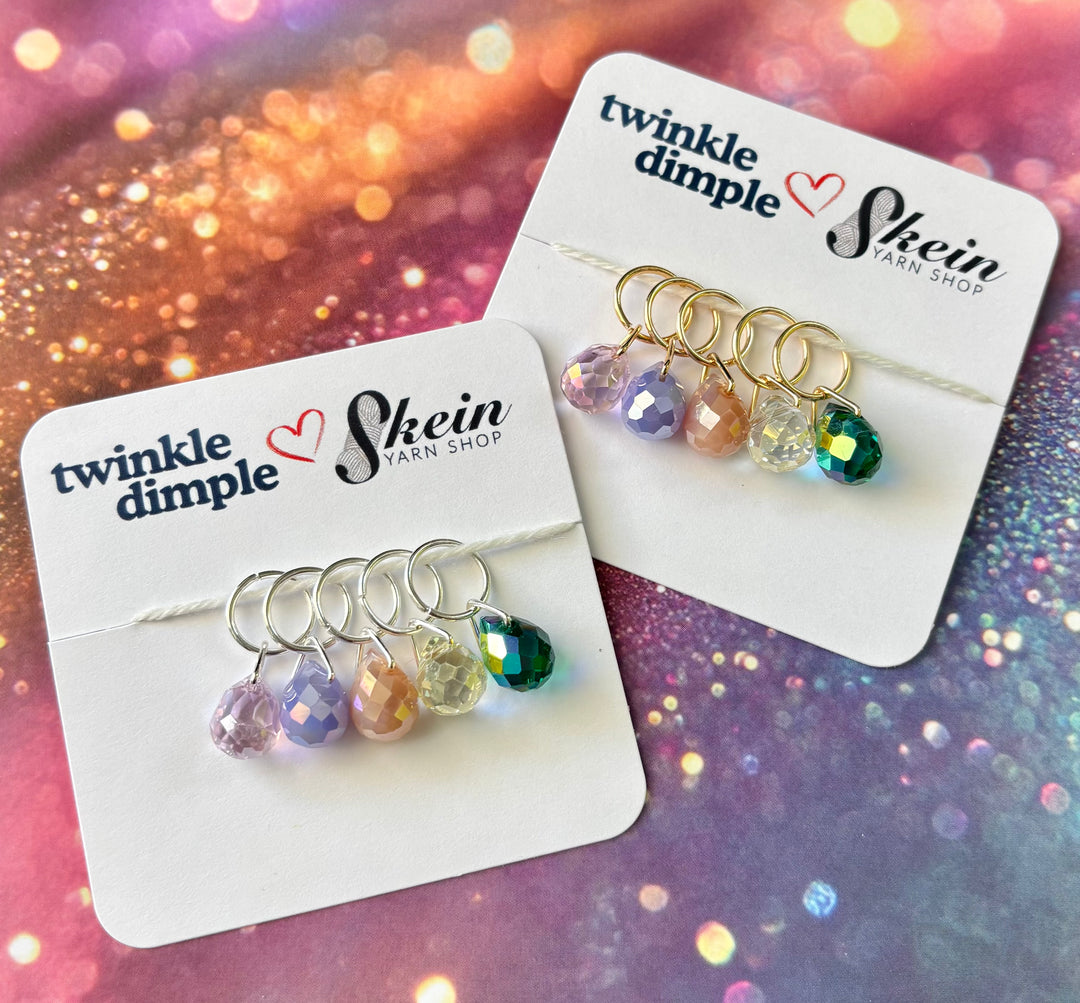 Twinkle Dimple LYS 2026 Exclusive Stitch Marker Set