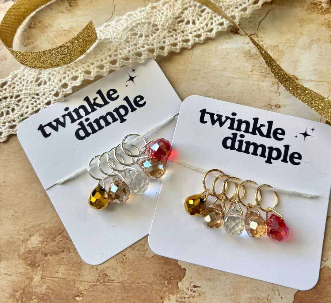 Twinkle Dimple Stitch Marker Set