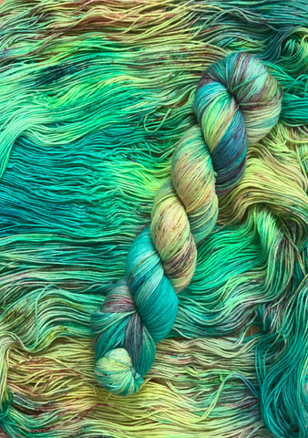 Teal Torch Knits Sock