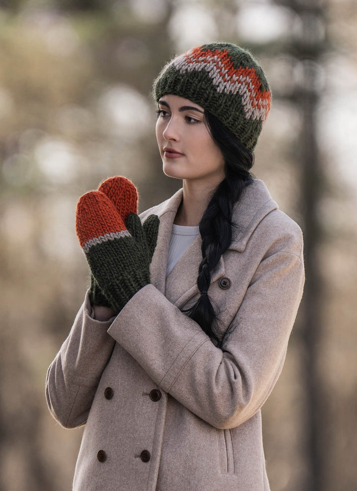 Blue Sky Fibers Grand Portage Hat & Mitts Kit