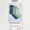 Bsae Doodle Top-Down Socks - Fingering