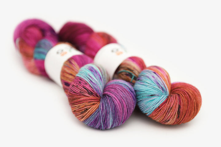 Hue Loco Phyllis Sock 75/25 Merino/Nylon Yarn
