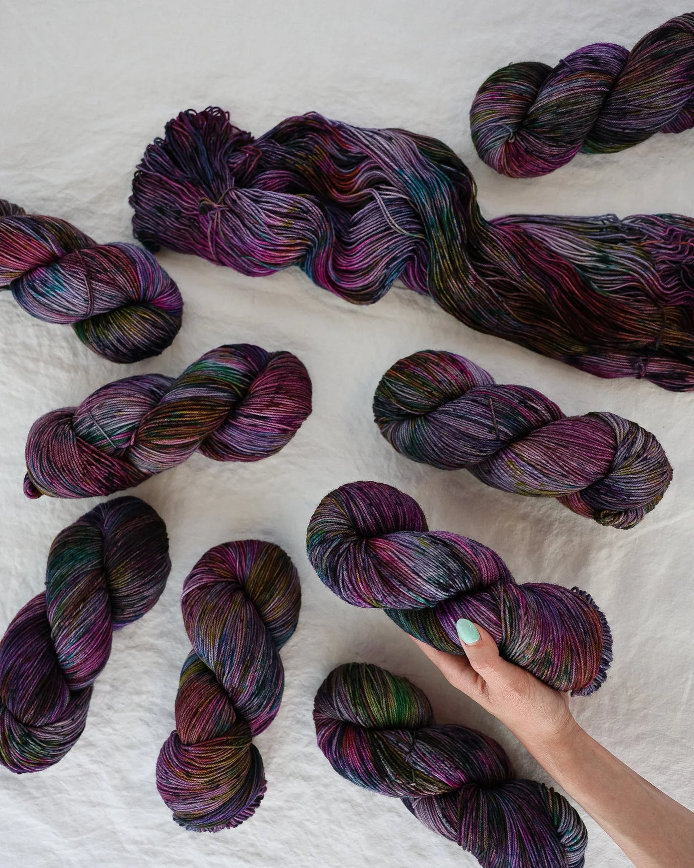 Ruby & Roses Hand Dyed Soft Rose Yarn