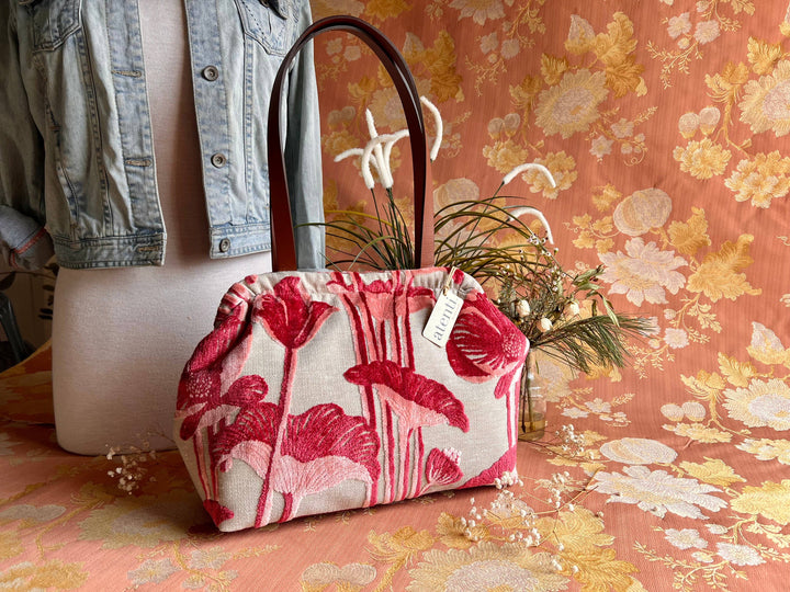 Lalique Molly: Modern Tapestry Doctor Bag, Metal Snap Frame
