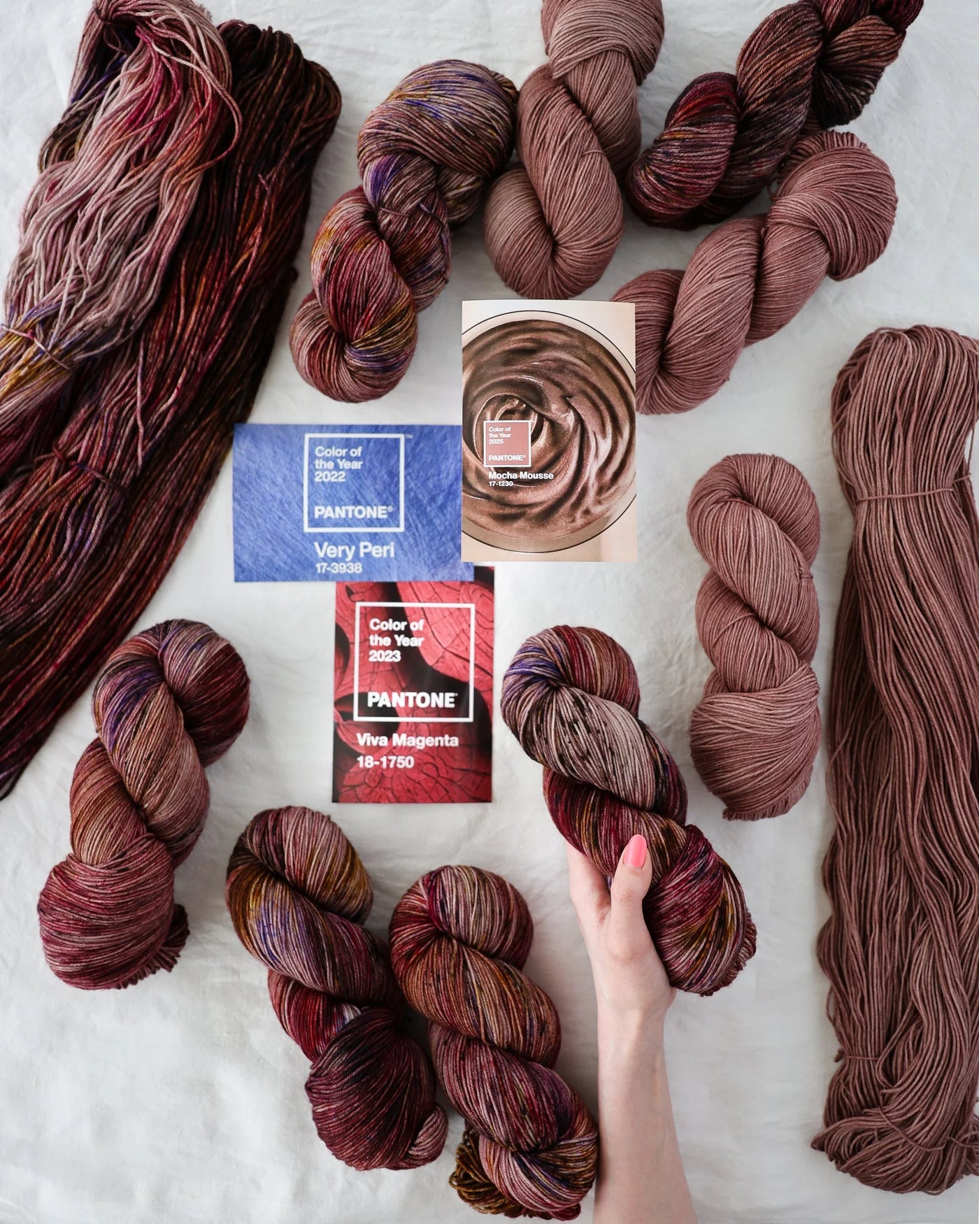 Ruby & Roses Hand Dyed Soft Rose Yarn