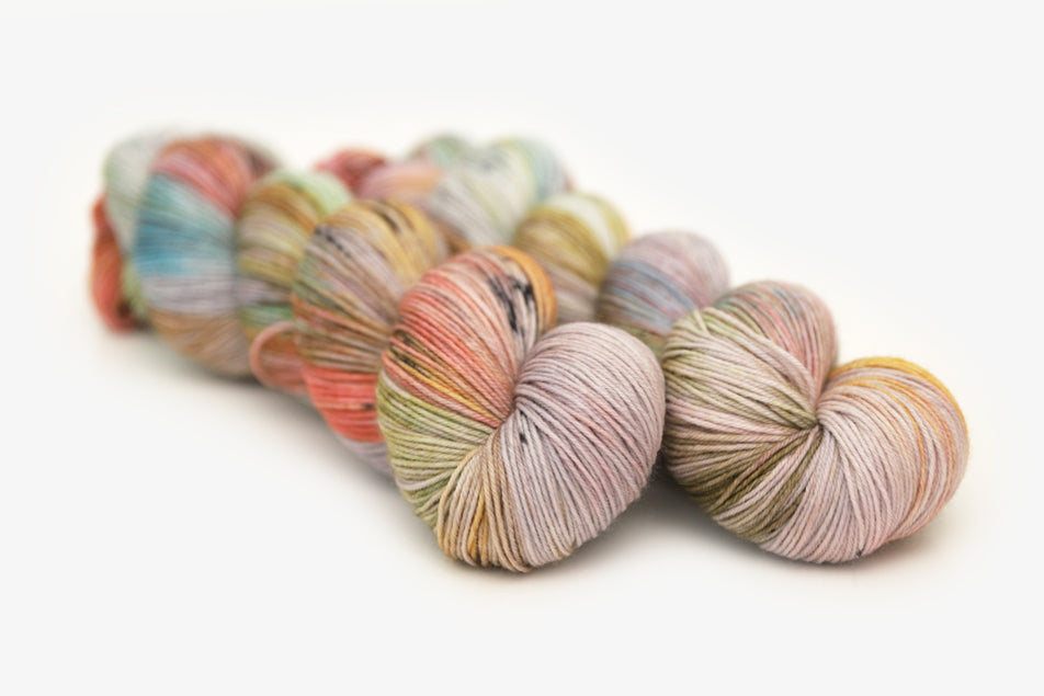 Hue Loco Phyllis Sock 75/25 Merino/Nylon Yarn
