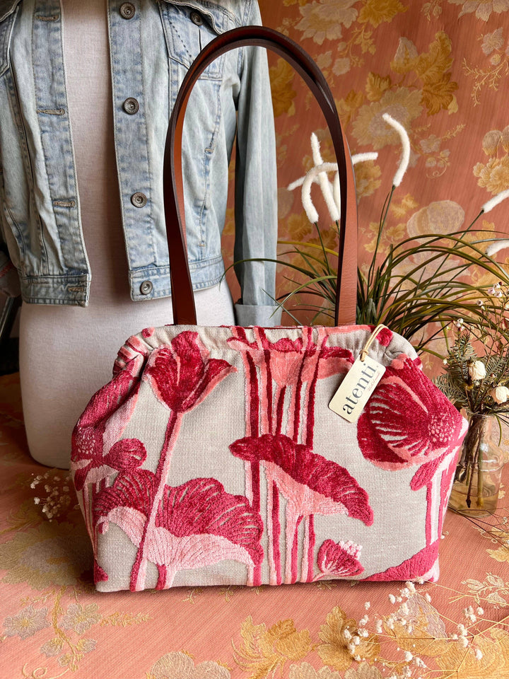 Lalique Molly: Modern Tapestry Doctor Bag, Metal Snap Frame
