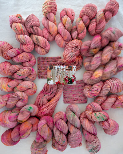 Ruby & Roses Hand Dyed Soft Rose Yarn