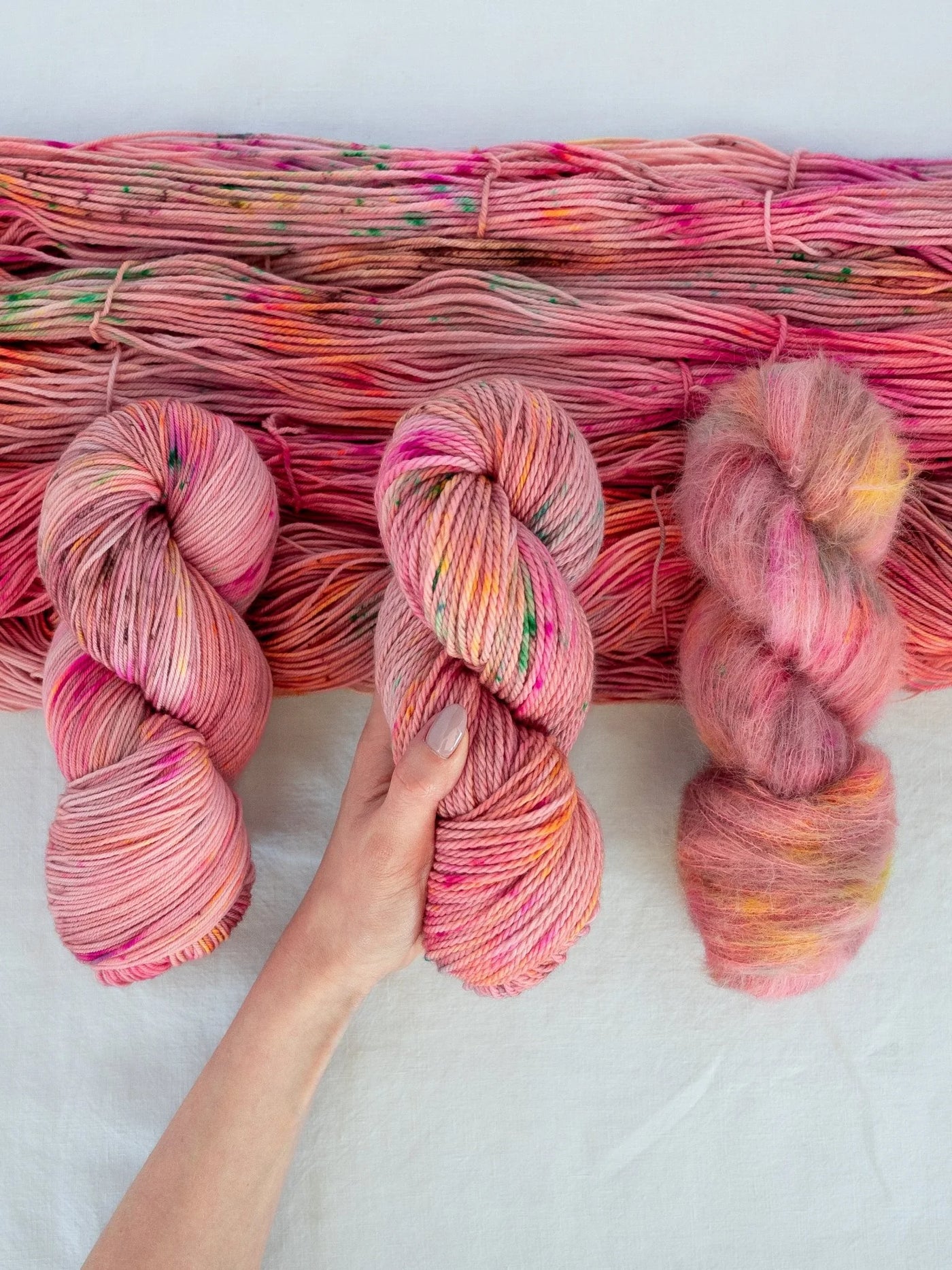 Ruby & Roses Hand Dyed Soft Rose Yarn