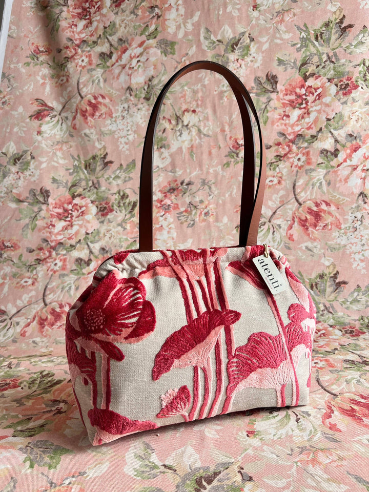 Lalique Molly: Modern Tapestry Doctor Bag, Metal Snap Frame