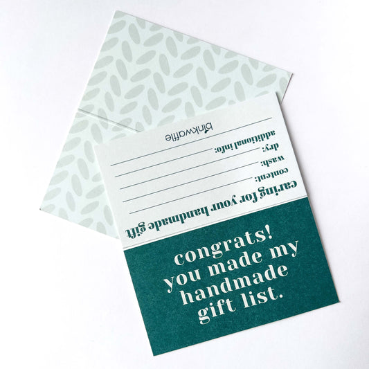 Instruction Cards - Binkwaffle