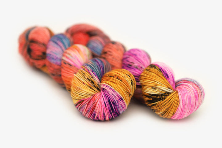 Hue Loco Phyllis Sock 75/25 Merino/Nylon Yarn