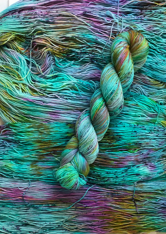 Teal Torch Knits Sock