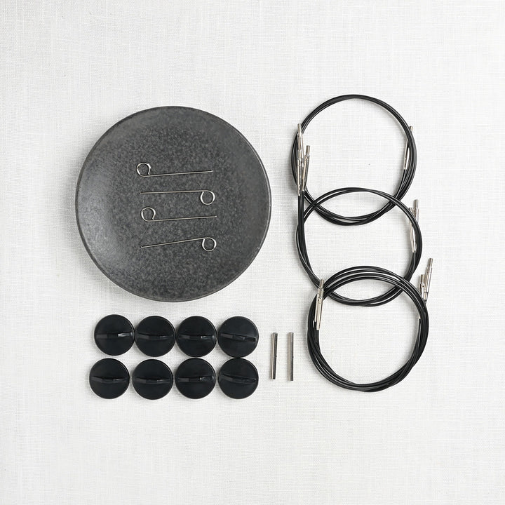 Lykke Driftwood 5" Interchangeable Circular Needle Set
