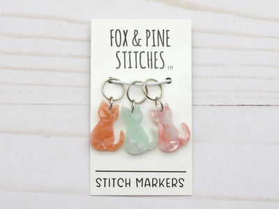 Fox & Pine Stitch Markers