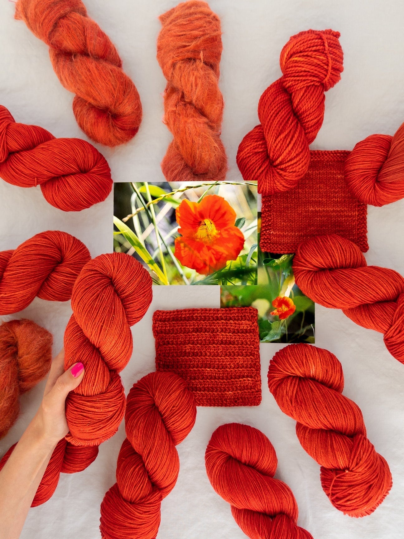 Ruby & Roses Hand Dyed Soft Rose Yarn