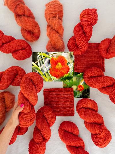 Ruby & Roses Hand Dyed Soft Rose Yarn