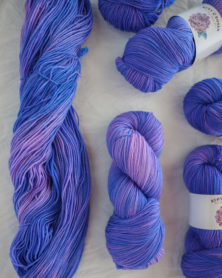 Ruby & Roses Hand Dyed Soft Rose Yarn