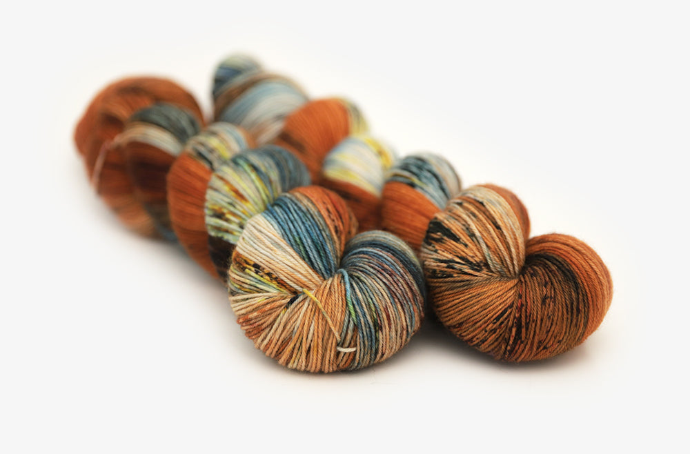 Hue Loco Phyllis Sock 75/25 Merino/Nylon Yarn