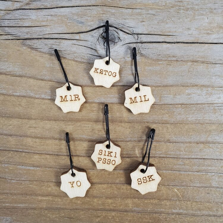 Increase/Decrease Stitch Marker Set by Katrinkles