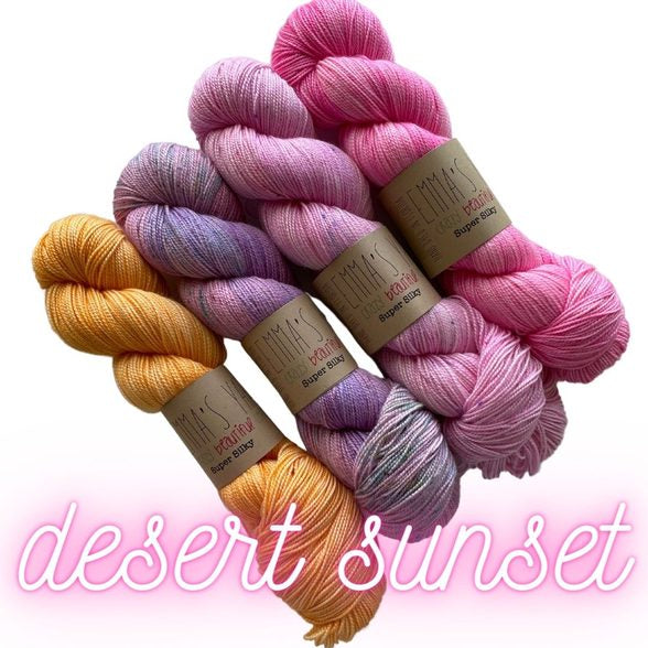 Desert Sunset Shawl by Casapinka Kit
