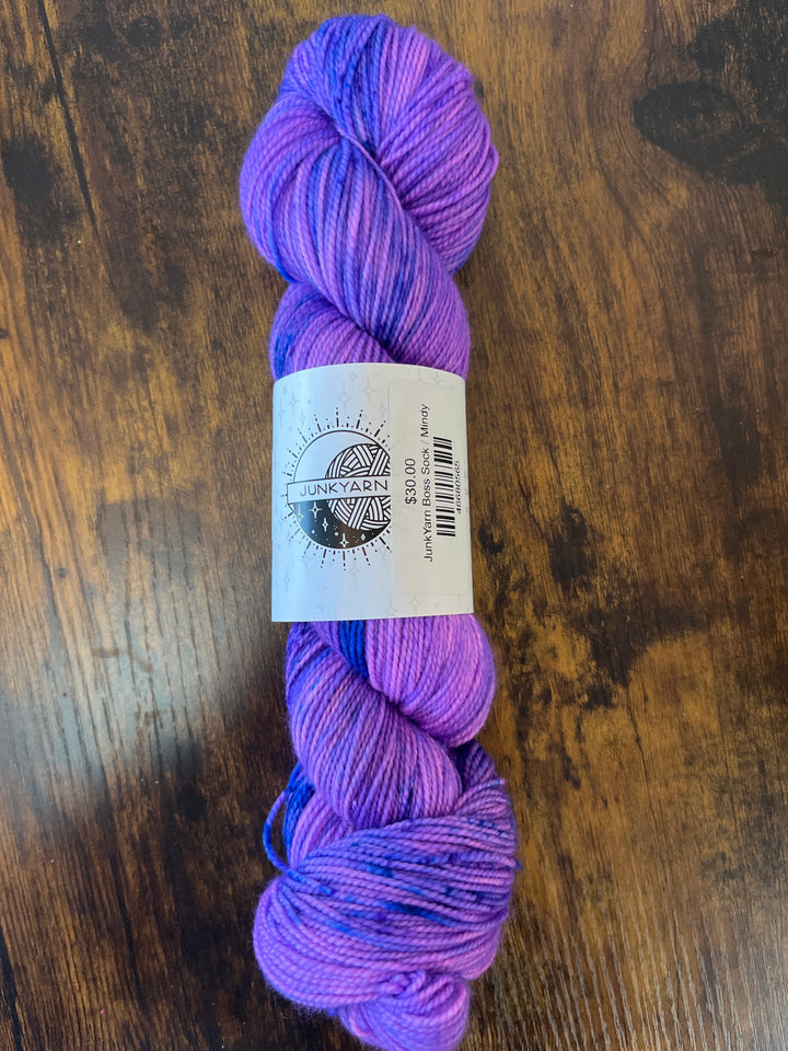 Junkyarn Boss Sock 80/20 2-ply Fingering Weight Yarn