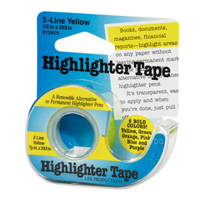 Lee Highlighter Tape